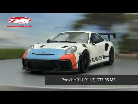 Minichamps 1:18 Porsche 911 (991.2) GT3 RS MR Manthey Racing 白 MR