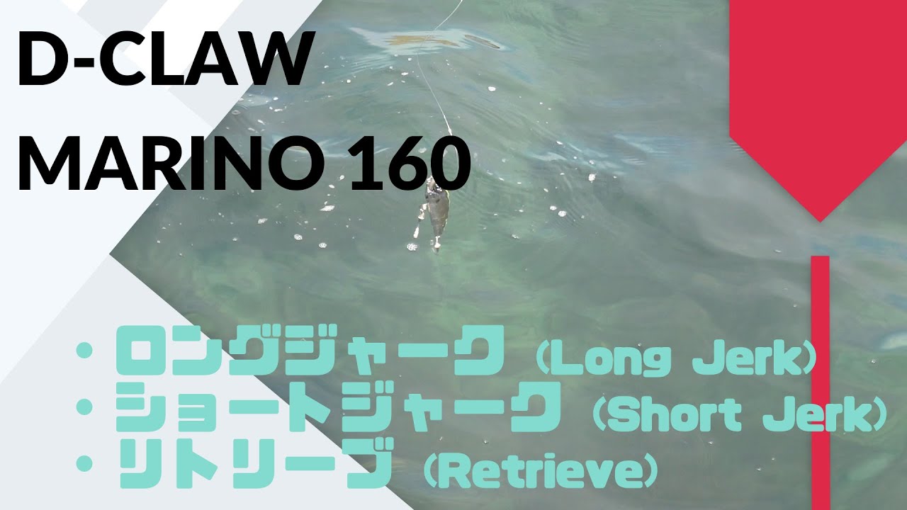 D-CLAW(ディークロウ) MARINO(マリノ)160 使用インプレ・評価