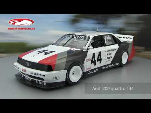 WERK83 1:18 Audi 200 quattro #44 Winner Dallas Trans-Am Champion