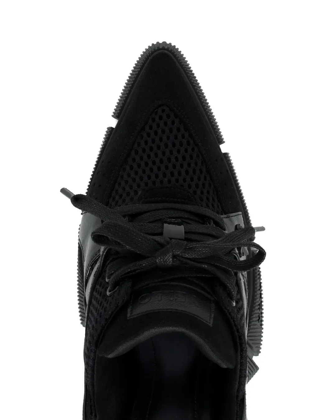 YELLO / JET BLACK SNEAKER MULES
