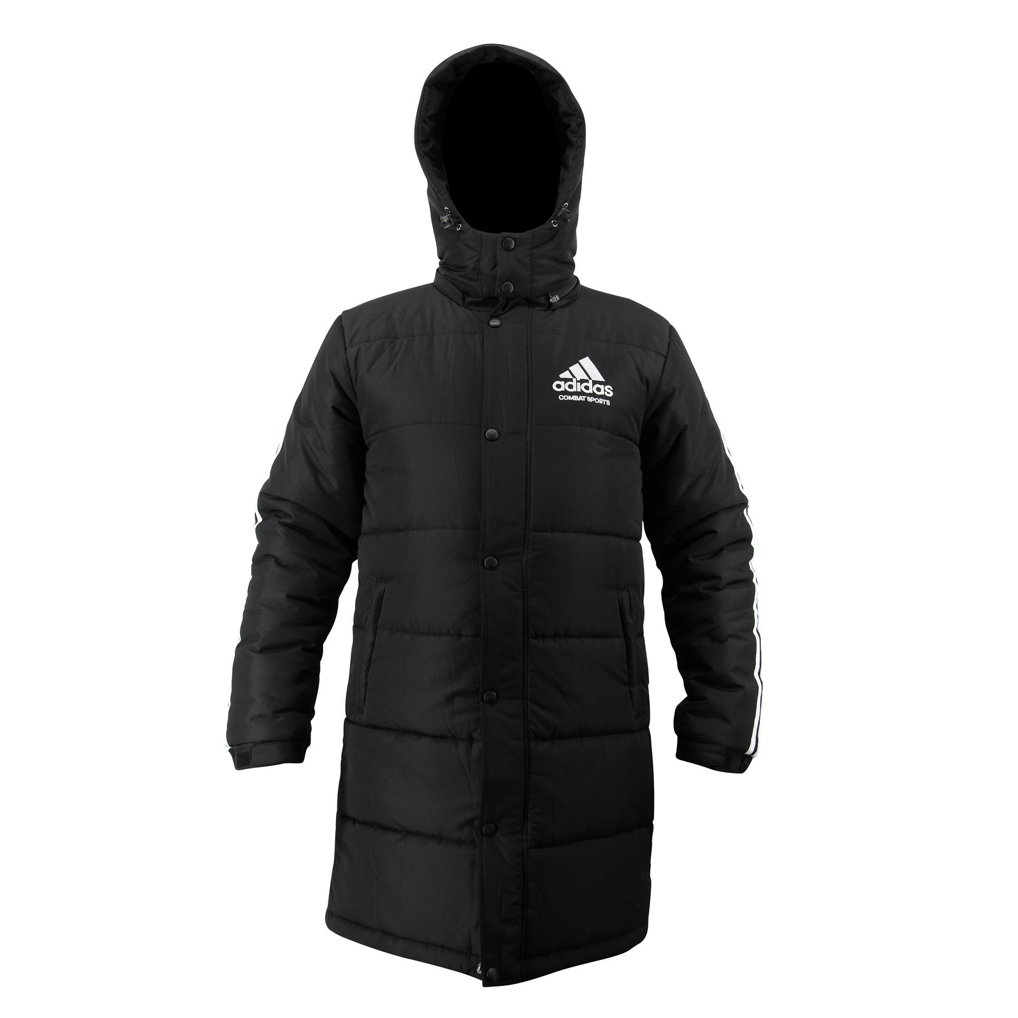アディダス adidas ロングコート パーカー - adidas 格闘技用品