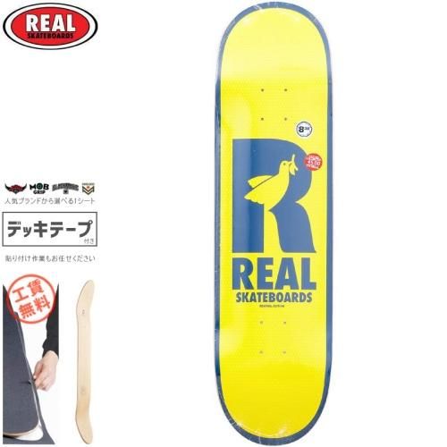 リアル REAL スケートボード デッキ DOVES RENEWAL DECK 8.25インチ NO184