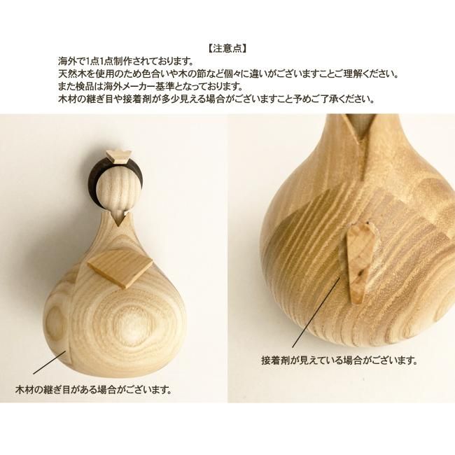 Wooden Hina Doll Natural x Fete Special コラボセット/コンパクトな
