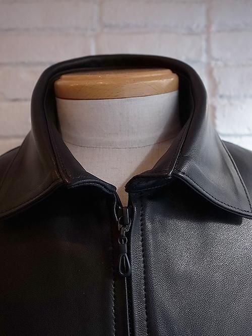 kiryuyrik/キリュウキリュウ】Sheep Leather Zip Up Riders Jacket