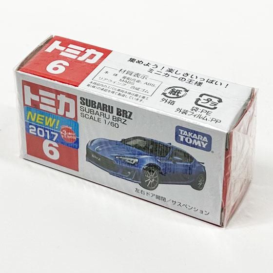 トミカ 6 SUBARU BRZ（新車シール付）