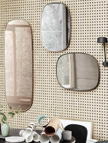 北欧デザイン MUUTO FRAMED MIRROR LARGE：ムート フレームド ミラー