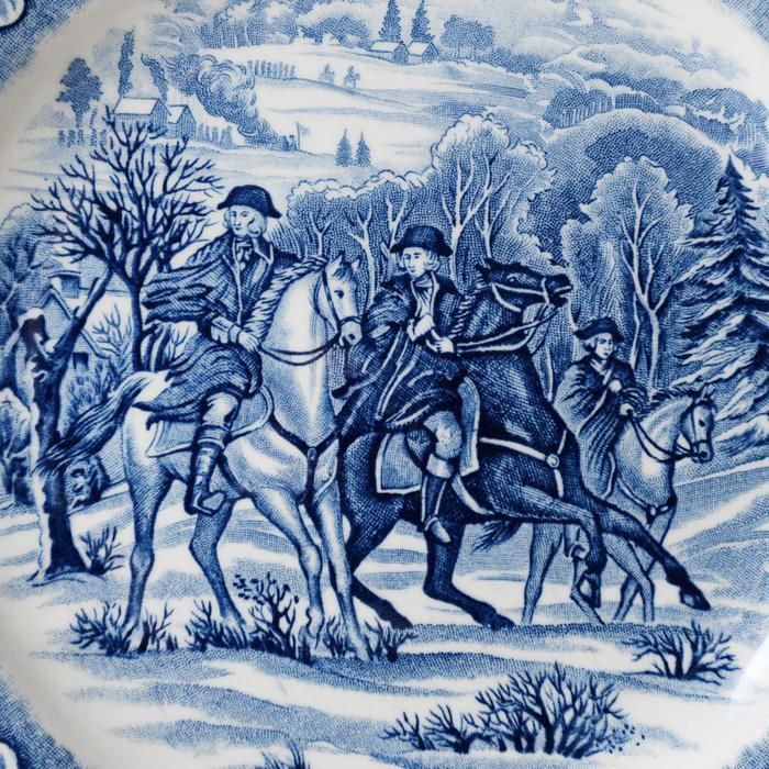 ビンテージ ケーキプレート2枚セット ENOCH WEDGWOOD LIBERTY BLUE