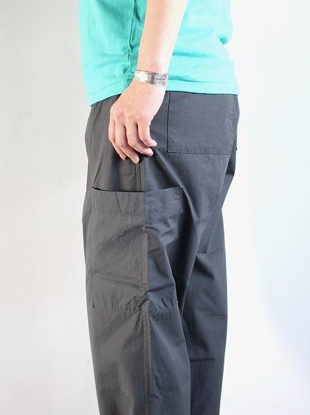 eleven 2nd Fine Cotton Broad Cargo Pants / Slate