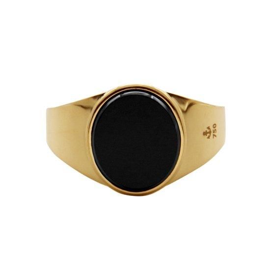 K18YG/オニキスリング | シグネットリング - GENTLEMAN （ジェントル