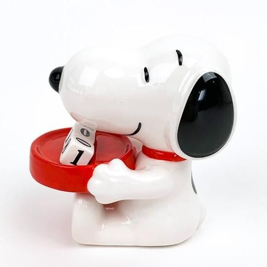 スヌーピー 磁器製 万年カレンダー PEANUT インテリア