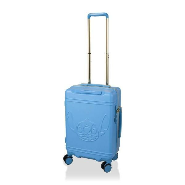 ディズニー スティッチ ジッパータイプ スーツケース 30L (ブルー