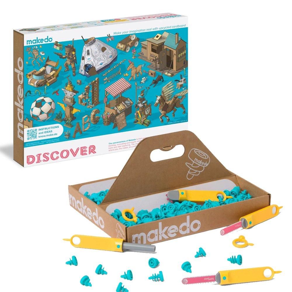はっけんセット（中級）Makedo Discover ダンボールを最高の工作材料に