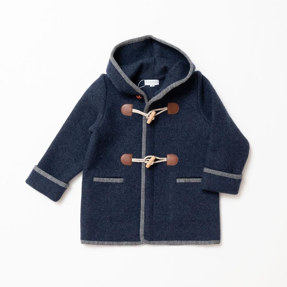 SALE20%OFF】Amaia Kids - Duffle Coat - Navy blue アマイアキッズ
