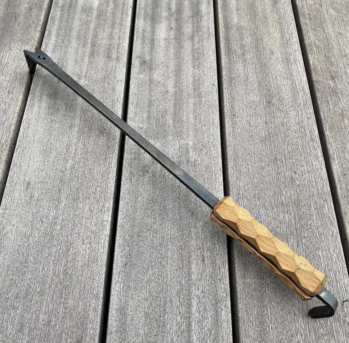 tsuru_s_asi | 折り紙の鶴をイメージしたasimocraftsの火かき棒