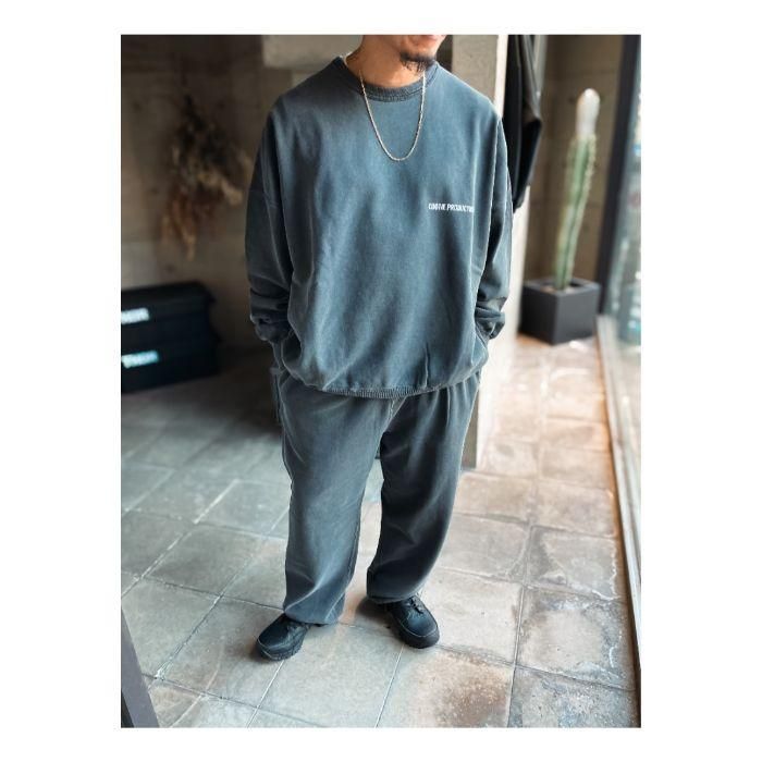 COOTIE/PIGMENT DYED OPEN END YARN SWEAT CREW | オリジナル空紡糸裏