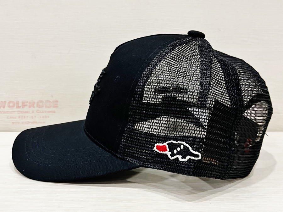 ラフアンドスウェル ブラック メッシュキャップ rough&swell BLACK