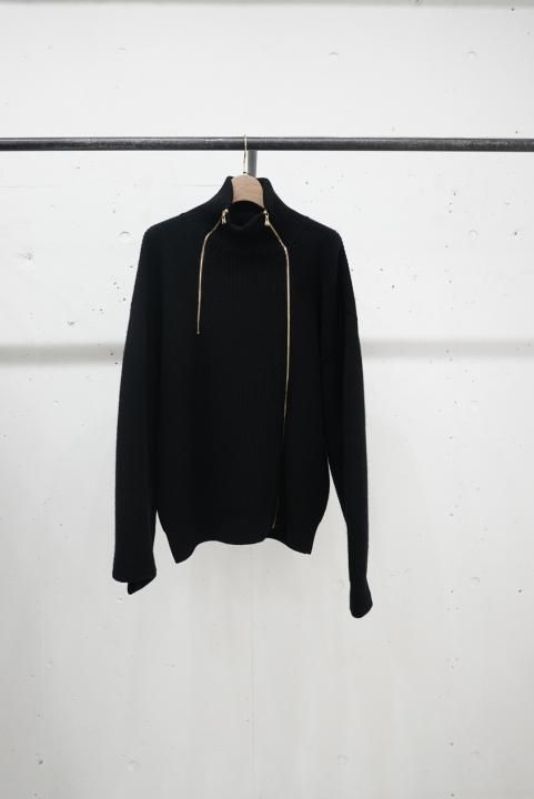 CULLNI Double Zip High Neck Knit - m-market