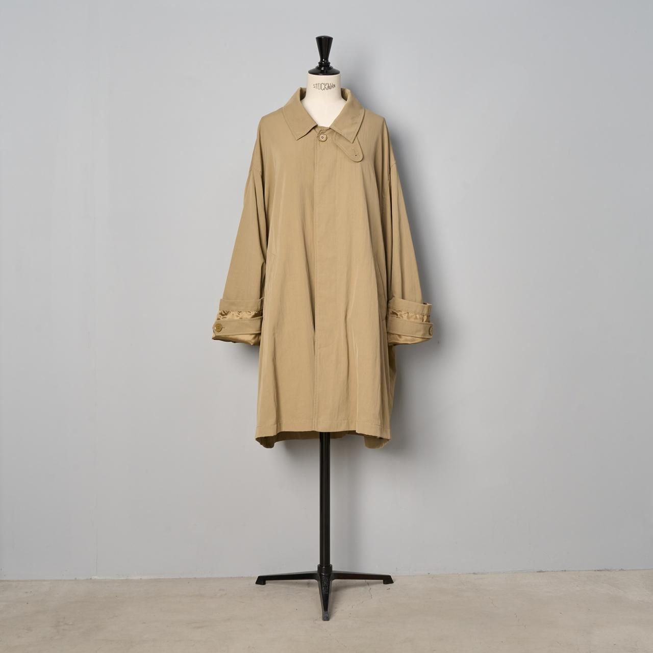 MM6 Maison Margielaトレンチコートベージュ - Pale Jute