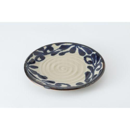 琉球唐津大皿 23cm （青） 光陽陶器 磁器 和食器 - オシャレな