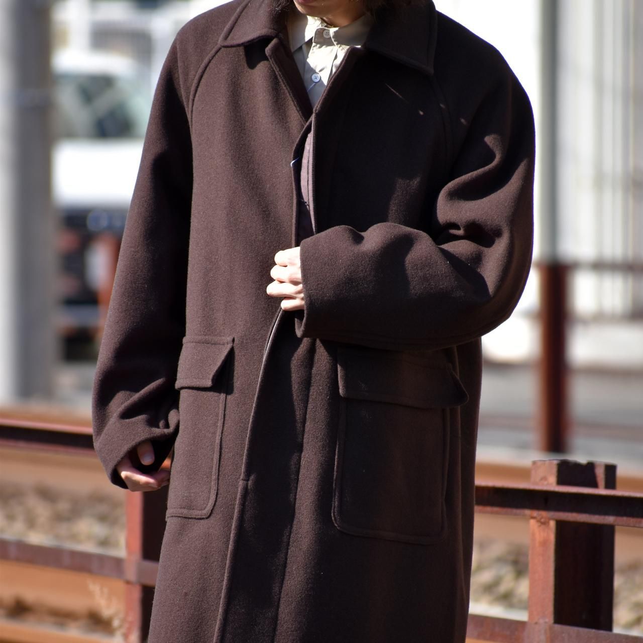 EVCON (エビコン)22FW ウールステンカラーコートが入荷