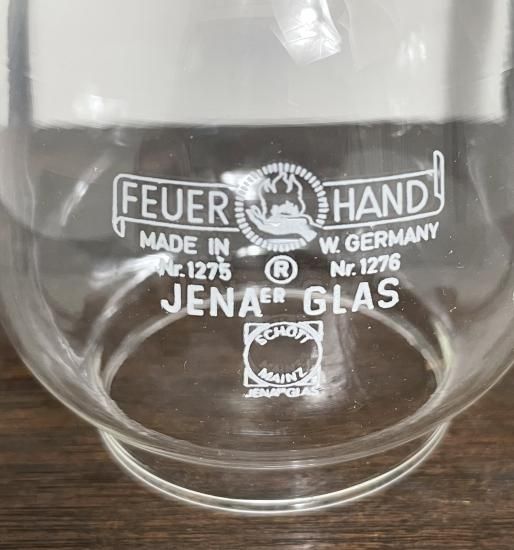 ヴィンテージ Feuerhand 275/276用 JENA GLAS グローブ (Dead Stock