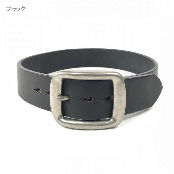 サムライジーンズ 極厚カーブベルト レザーベルト 牛革 W001 SAMURAI