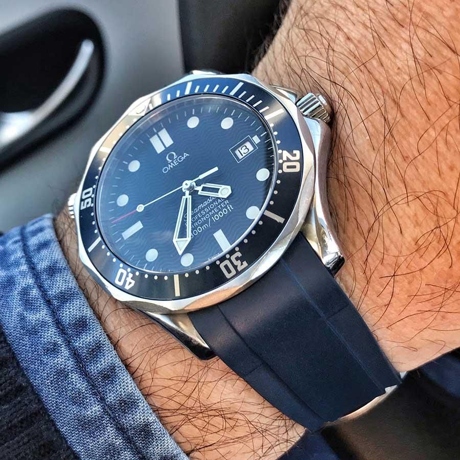 ラバーベルト：シーマスター ダイバー300M ”ジェームズ・ボンド” OMEGA