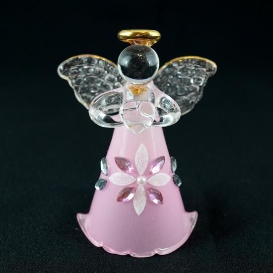 ガラス細工｜天使｜リトルプリマエンゼルベルBL｜フォーカートグラス