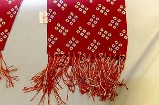 40s 幾何学模様 CISCO レーヨン ストール ヴィンテージ マフラー