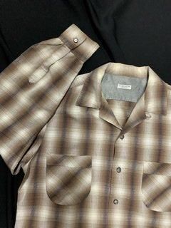 50s 60s シャドーチェック オンブレチェック シャツ ヴィンテージ 1950