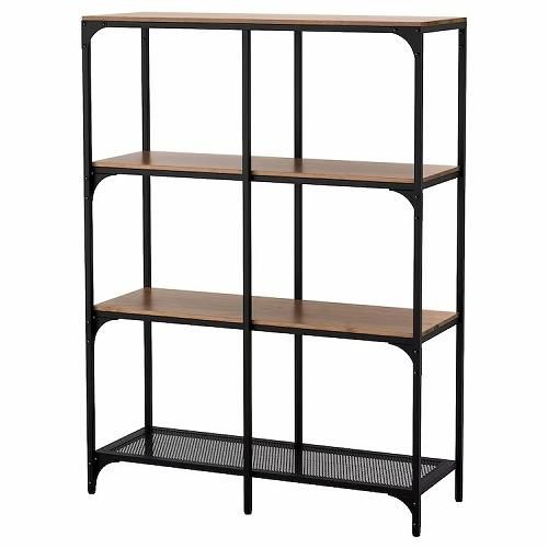 IKEA イケア シェルフユニット ブラック 100x136cm big10339294