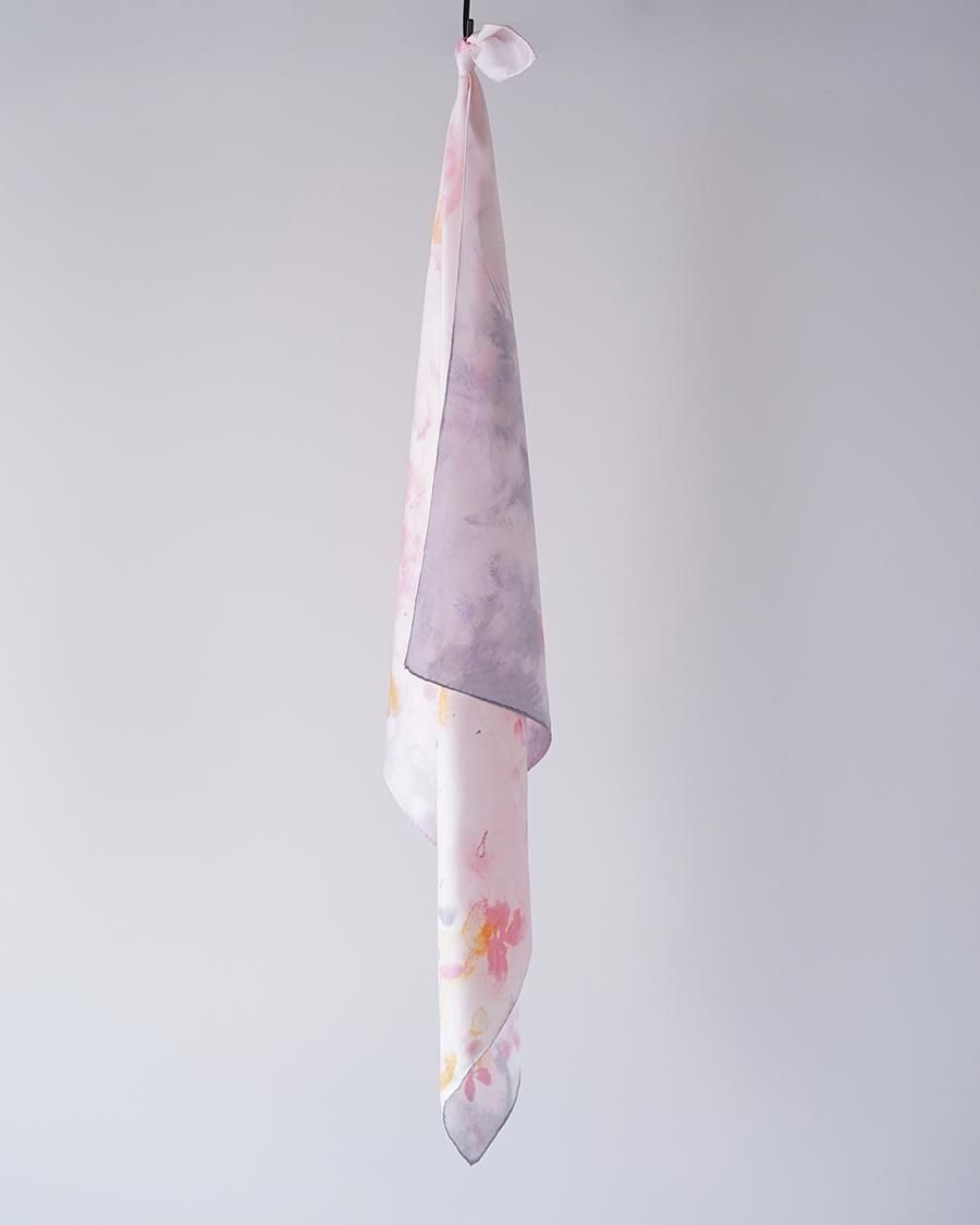 Mame Kurogouchi Hand Printed Silk Scarf - Altamira