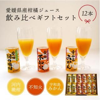 愛媛県産柑橘ジュース 飲み比べギフトセット 21本【送料別途】- えひめ