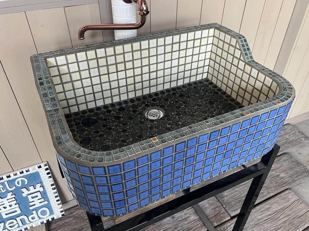 作善堂/SAZENDO SINKS 美濃焼タイルシンク｜レトロでおしゃれな日本製