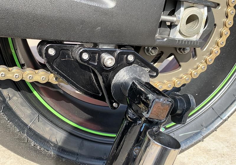 ZX-10R Z900RS Z900 ZX-6R/ZX636 レーシングスタンドフック黒