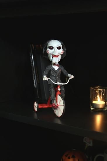ソウ ビリー フィギュア Saw Billy Tricycle Head Knocker NECA,ヘッド