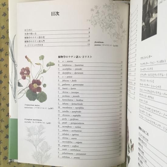 ヴィジュアル版 植物ラテン語事典 - BOTANICAL BOOKSHOP◯KUSAFUNE