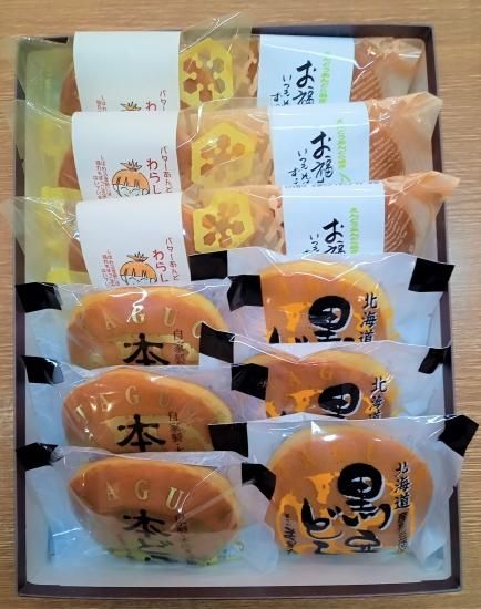 まるきた どら焼きセット - あさひかわ菓子処まるきた
