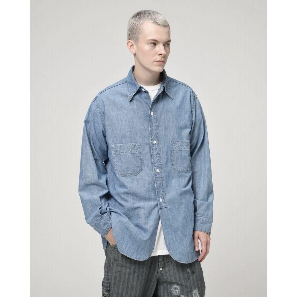 BOWWOW「HERITAGE CHAMBRAY SHIRT AGED - シャンブレーシャツ」 - Mate