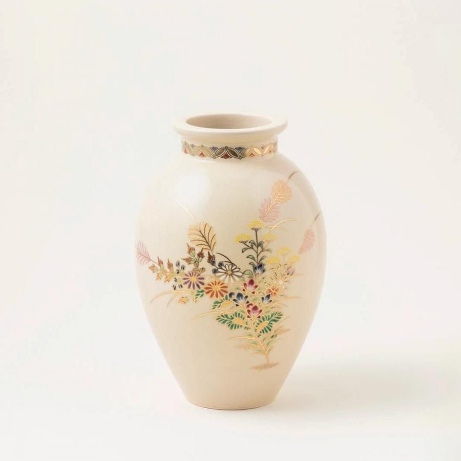 あかrin 秋のお茶碗二種 膳所 薩摩、 月ウサギ花入＋八寸名古屋 あか