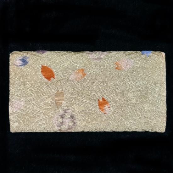 アンティーク女持ち 懐中煙草入れセット 純銀 竹図 金象嵌煙管 手刺繍