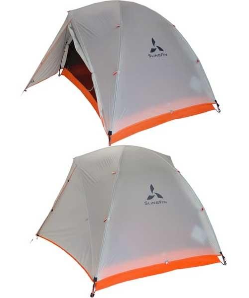 雪山登山対応 冒険家の為に作られた◇SlingFin「Portalテント 2人用