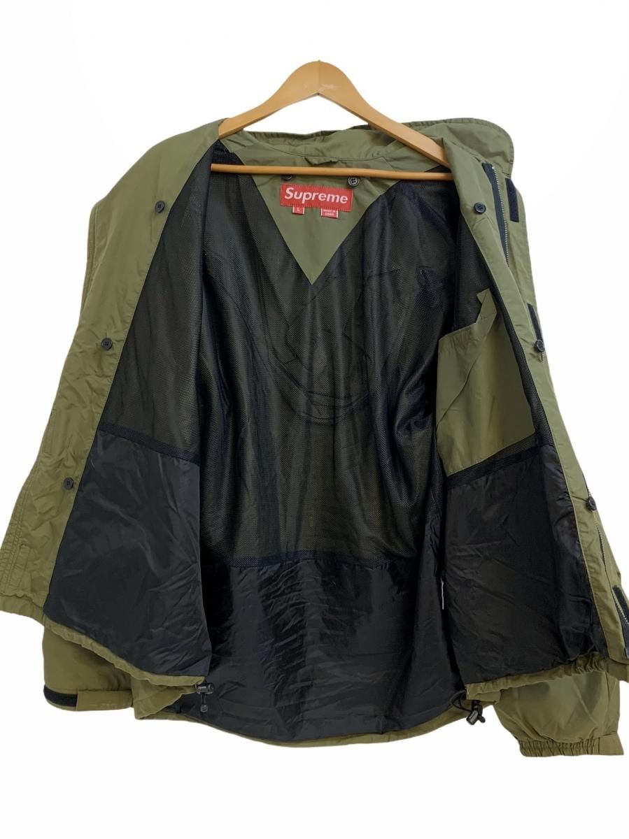 90s OLD SUPREME M-65 Type Nylon Military Jacket オリーブ L 初期