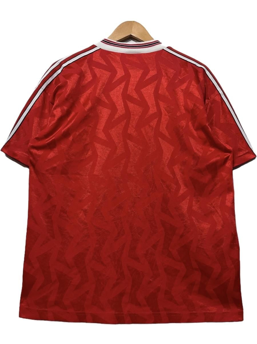 90s adidas フットボールウェアレッド激レアモナコmonaco