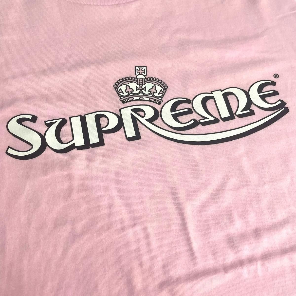 23SS SUPREME Crown S/S Tee ピンク XL シュプリーム 半袖 Tシャツ
