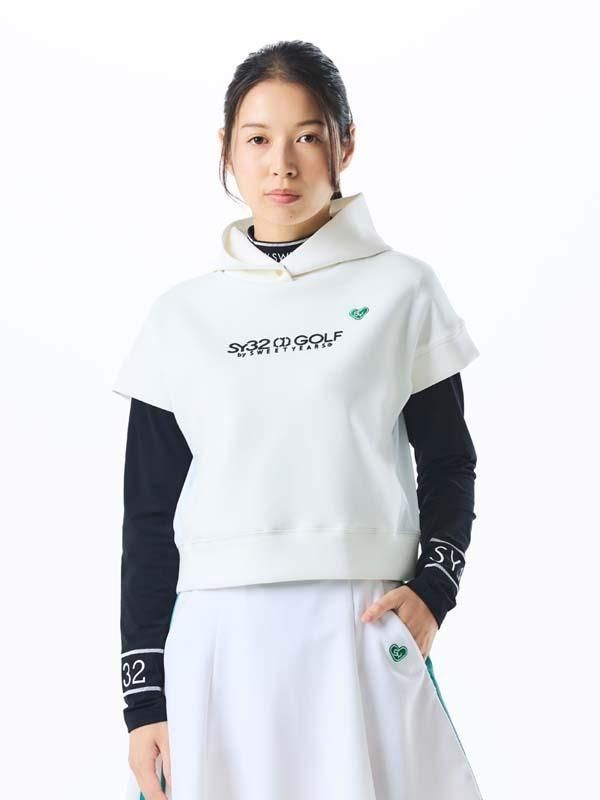 STRETCH MINI SLEEVE HOODIE - 【公式】SY32 by SWEET YEARS GOLF