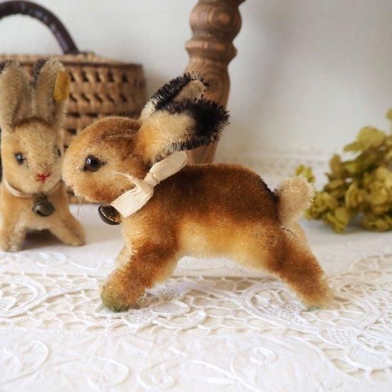 steiff HOPPY】シュタイフ 飛び跳ねるウサギ ヴィンテージ steiff