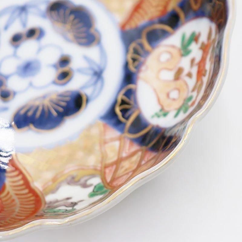 希少なアンティーク色絵なます皿 明治～大正時代製