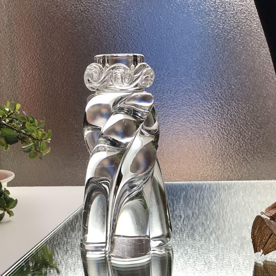 アンティークバカラ製キャンドルホルダー1936年以前の希少美品