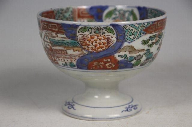 明治 伊万里 色絵人物図盃洗｜華やかな姫絵付けの蔵出し美品
